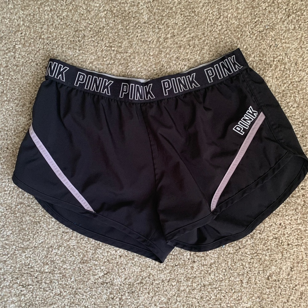Pink athletic shorts